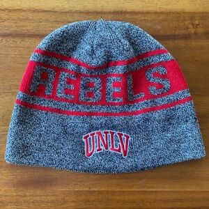 Captivating UNLV Rebels Gray and Red Beanie